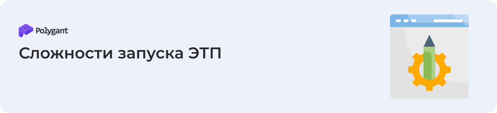 Сложности запуска электронной торговой площадки