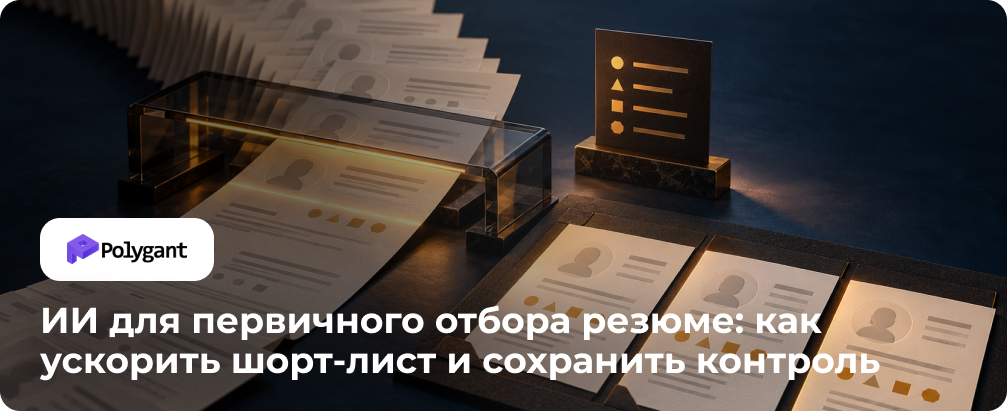 ИИ для первичного отбора резюме: как ускорить шорт-лист и сохранить контроль