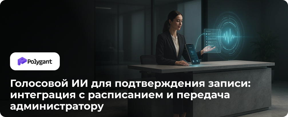 Голосовой ИИ для подтверждения записи: интеграция с расписанием и передача администратору
