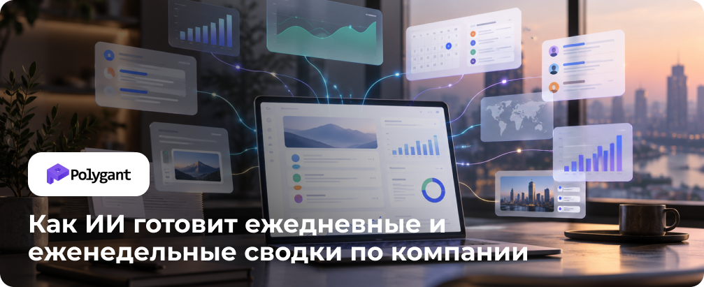 Как ИИ готовит ежедневные и еженедельные сводки по компании
